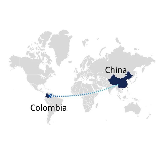 Freight Shipping from China to Colombia