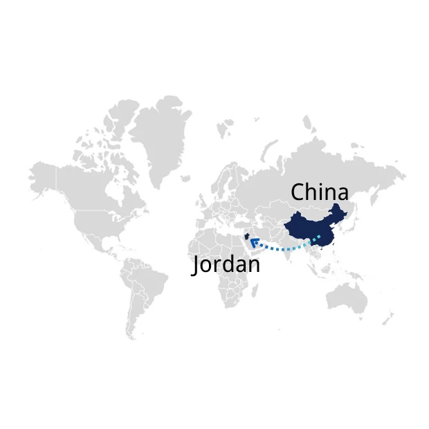 Freight Shipping from China to Jordan