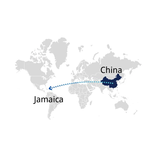 Freight Shipping from China to Jamaica