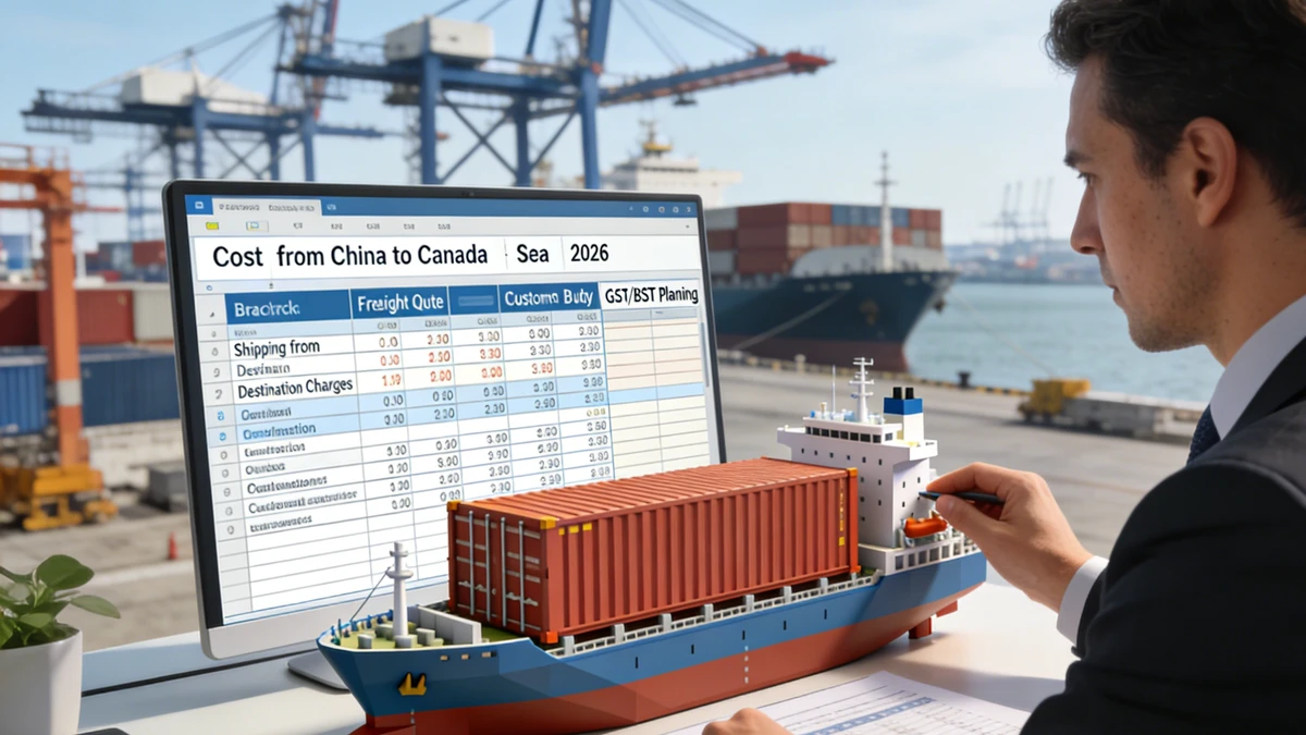 Shipping from China to Canada by Sea: Cost, Transit Time, and Risk Control (2026)