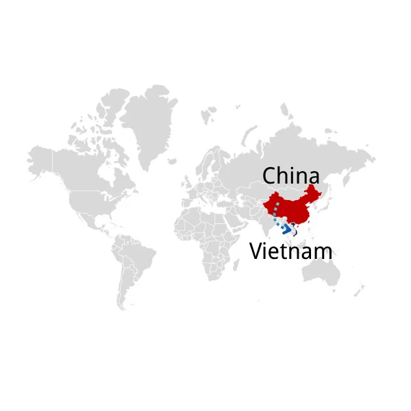 Freight Shipping from China to Vietnam