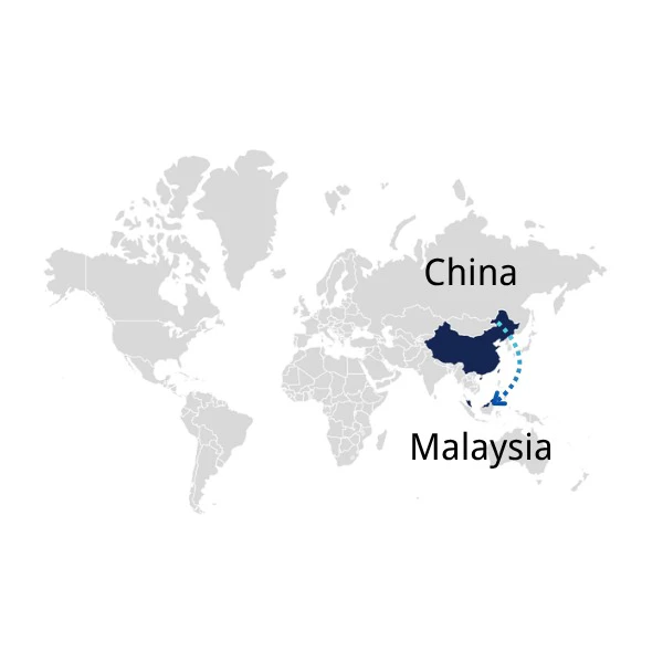 Freight Shipping from China to Malaysia