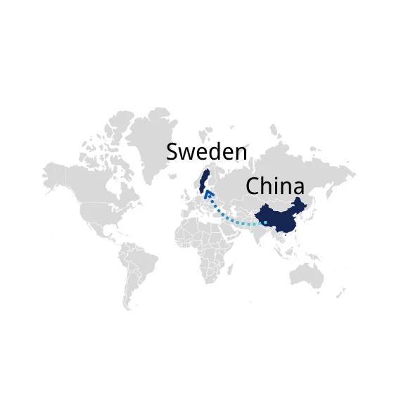 Freight Shipping From China to Sweden